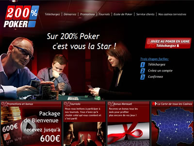 200% Poker - Site légal en France 200% Poker - Site légal en France
