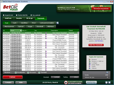 Logiciel BetClic Poker