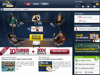 Eurosport Poker - Site lgal en France