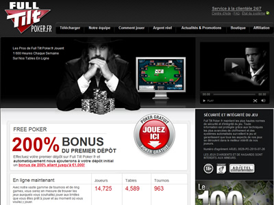 Full Tilt Poker - Site lgal en France