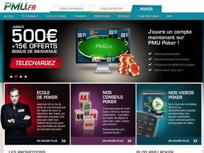 PMU Poker - Site lgal en France