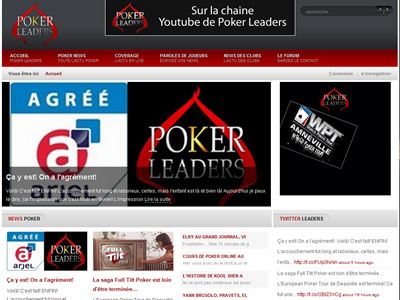 Poker Leaders - Site lgal en France